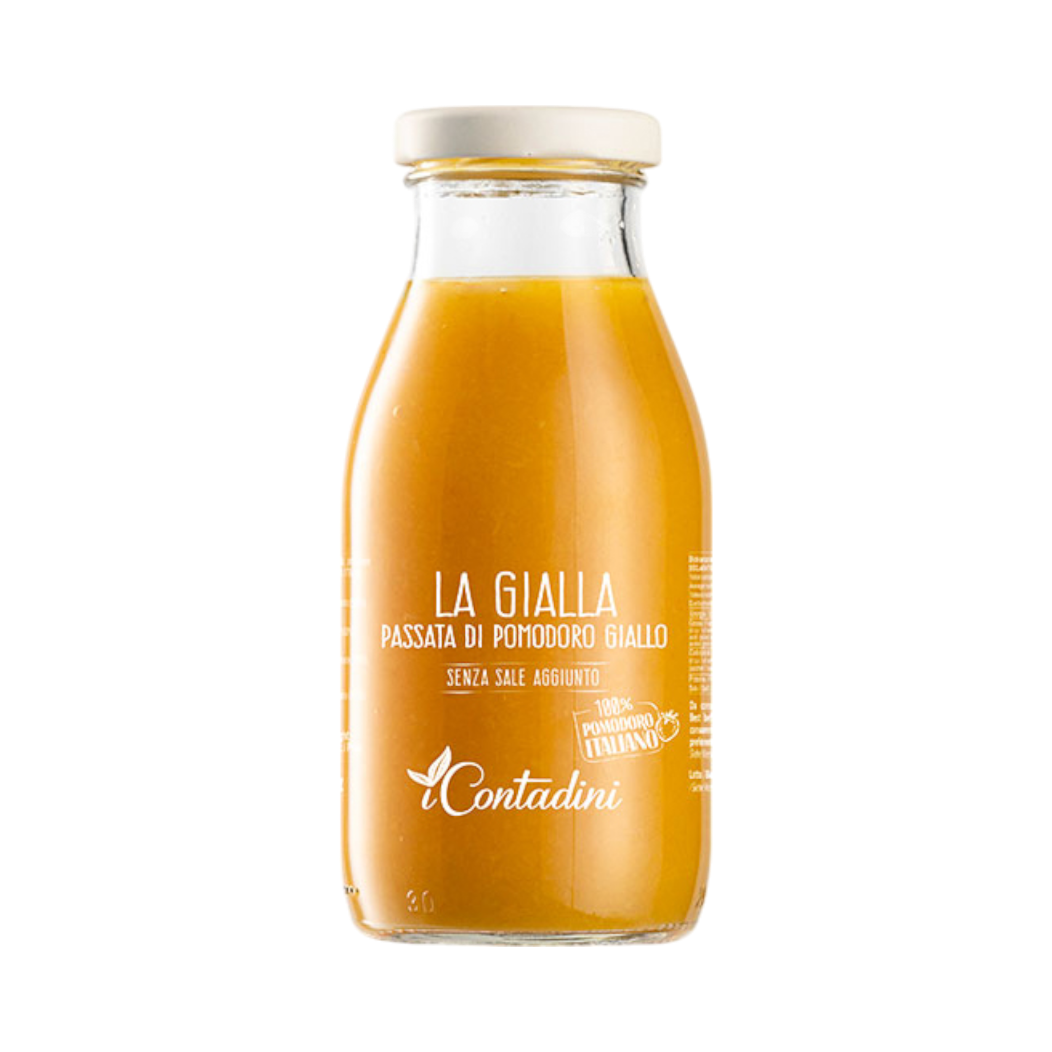 Yellow tomatoes puree